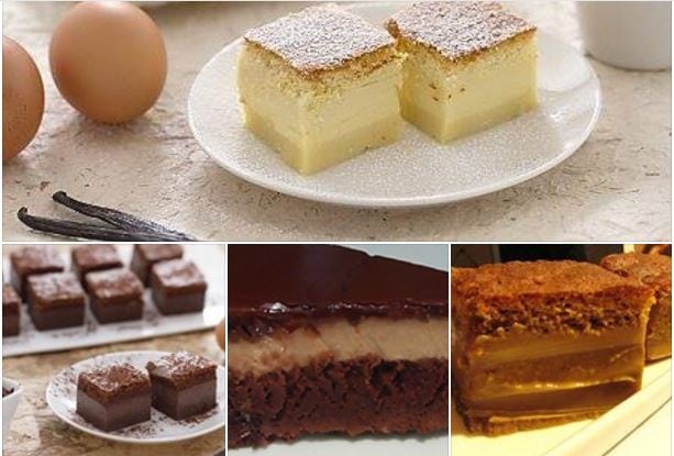 TORTA MAGICA: Con Un Solo Impasto, Ben 3 Consistenze Diverse.