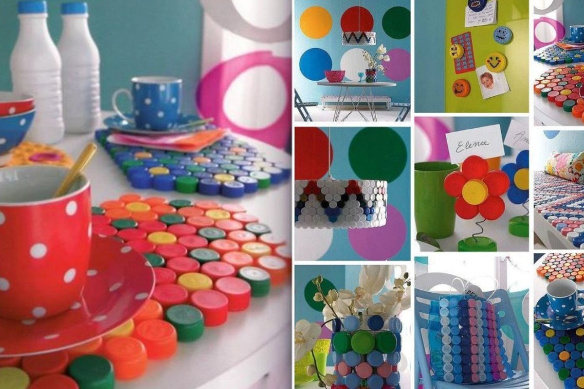 18 modi strepitosi per riciclare tappi di plastica