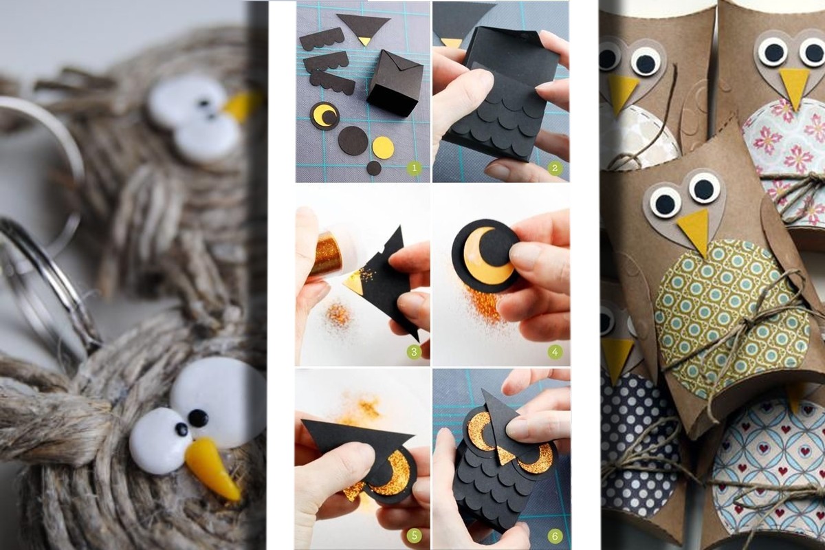 1000 idee per realizzare gufetti gufi