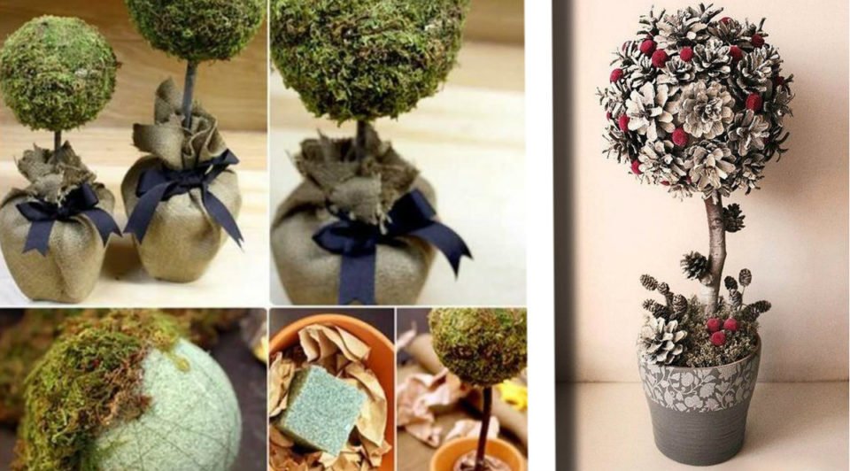 20 idee con tutorial su come fare degli alberelli natalizi da regalare!