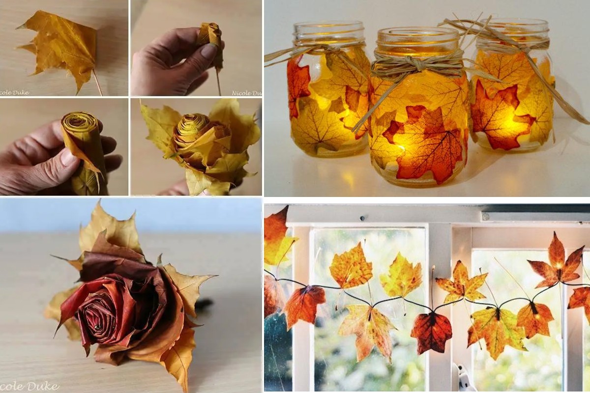 lavoretti autunnali di riciclo e decorazioni d autunno