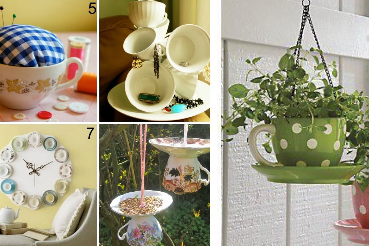 20 idee per riciclare tazzine spaiate