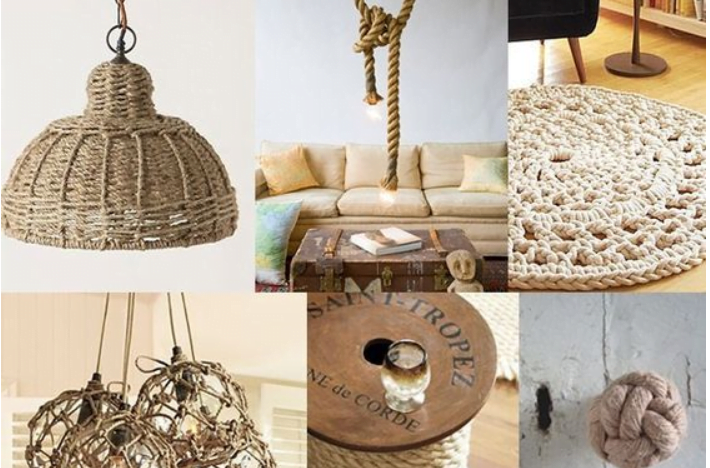 30 idee su come creare con semplicità dei complementi d'arredo con la corda