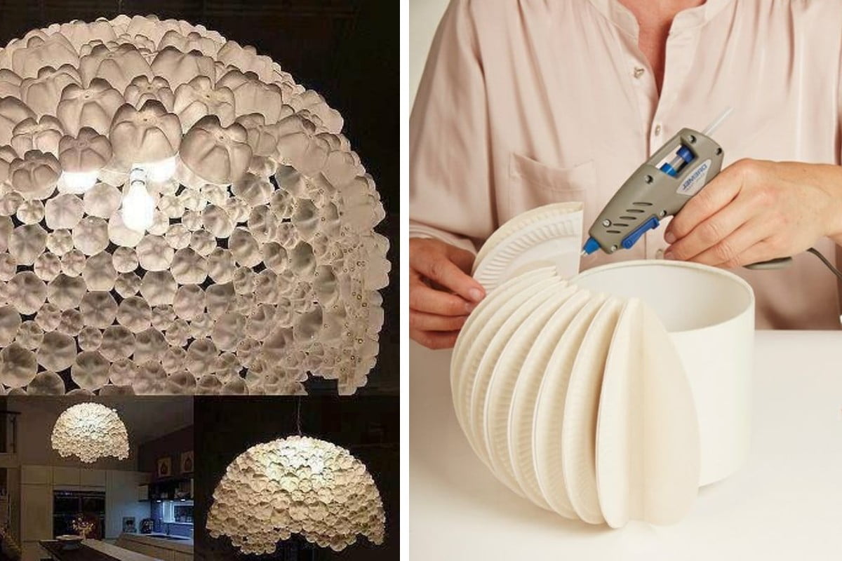 riciclo interessante piatti di carta riciclo plastica carta 1