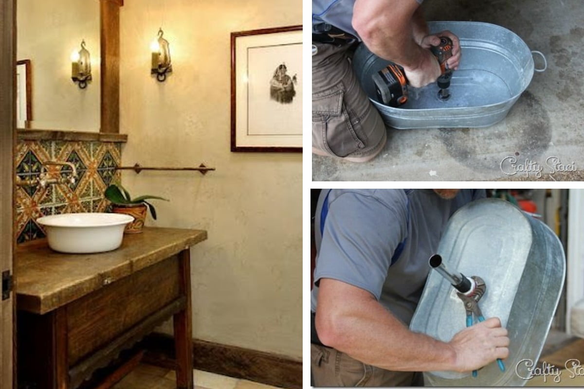 23 idee per creare lavabi lavabo fai da te