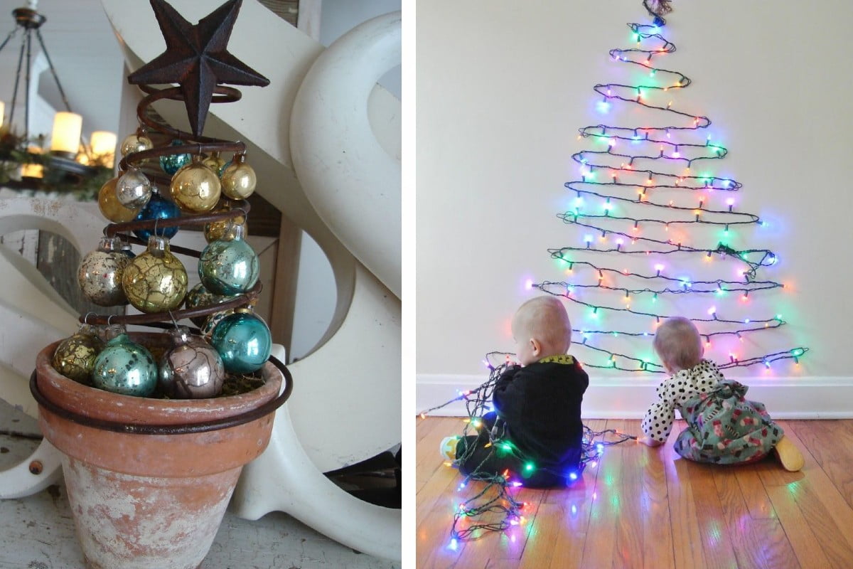 35 idee a cui ispirarti albero di natale fai da te 4