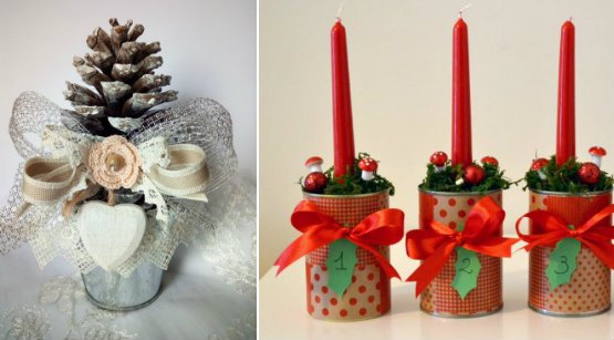 Riciclo barattoli latta Natale: idee semplici da realizzare subito