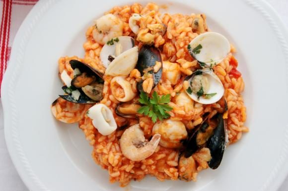 risotto alla pescatora