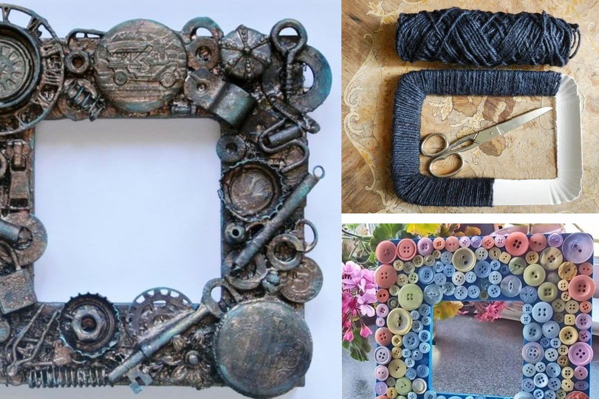 20 idee per realizzare delle cornici fai da te