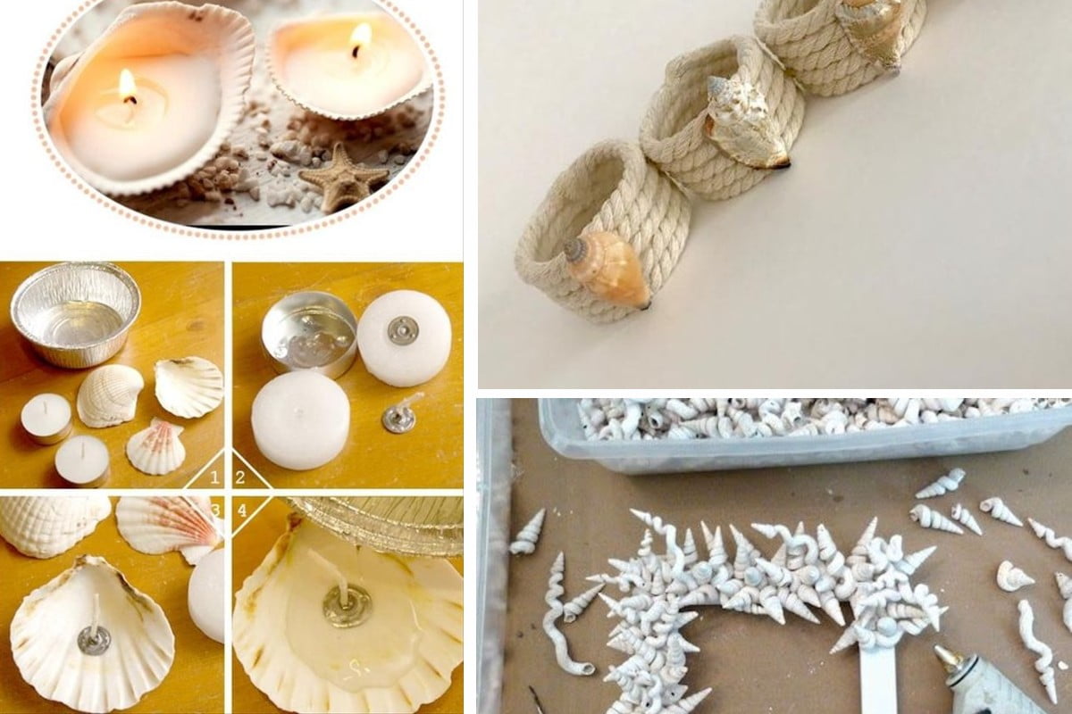 conchiglie di mare 21 idee riciclo conchiglie