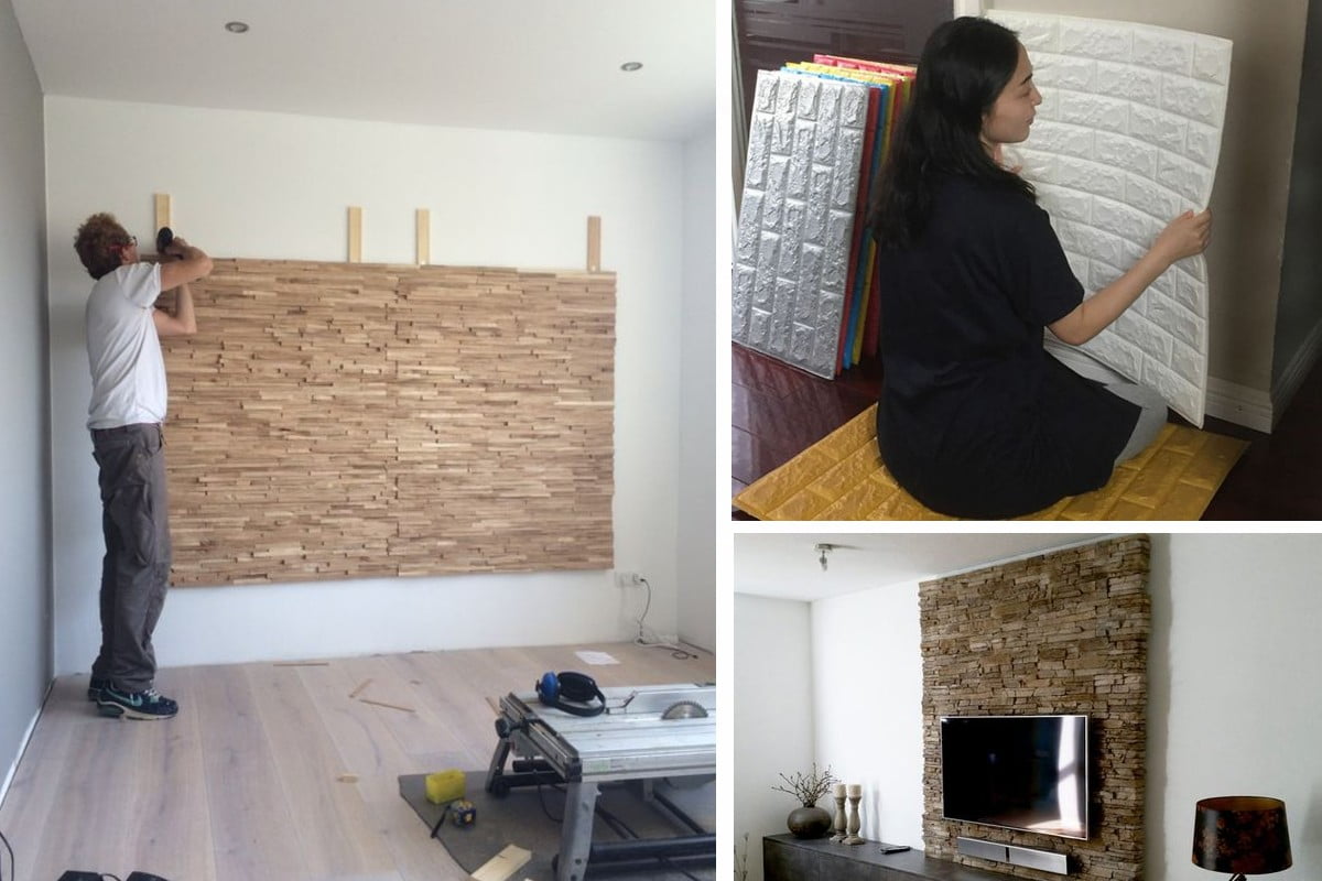 decorare la parete tv ecco decorare parete tv