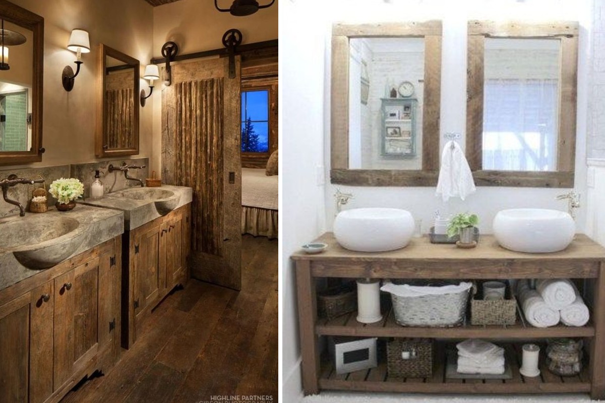 bagno rustico idee per chi stile rustico