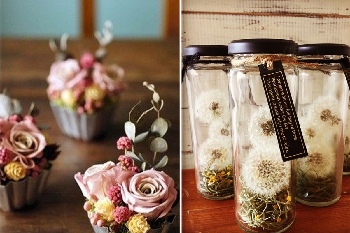 riciclare i fiori secchi 20 fiori secchi 2