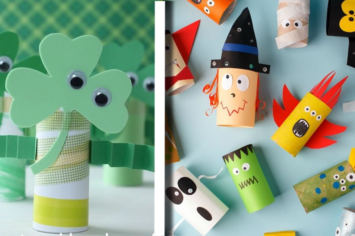 riciclare i rotoli di carta lavoretti rotoli carta igienica