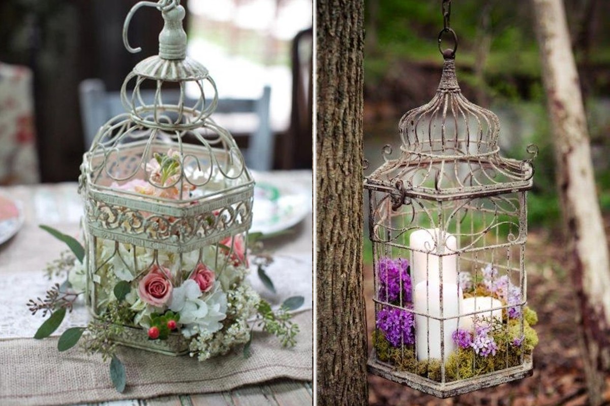 riciclo gabbie 15 idee strepitose composizioni in gabbie