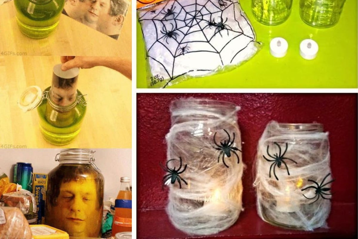 34 idee per riciclare barattoli riciclo barattoli halloween