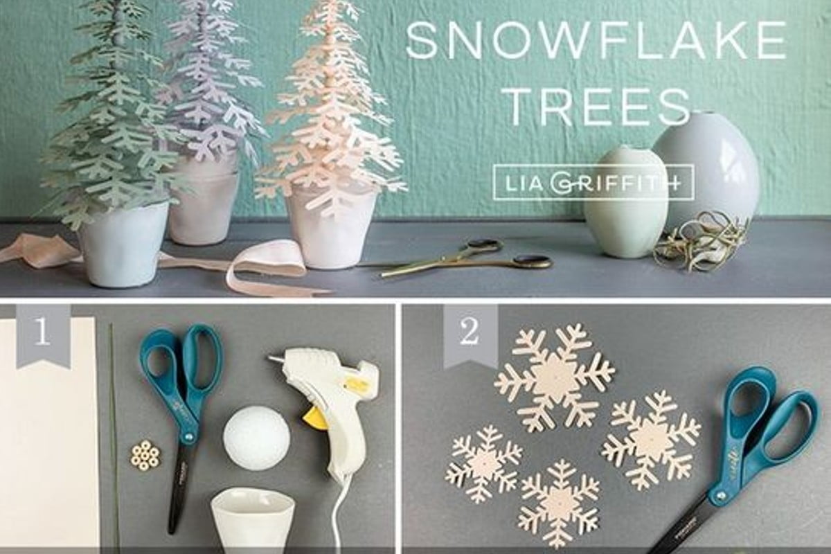 albero di natale con fiocchi albero di natale con fiocchi di neve