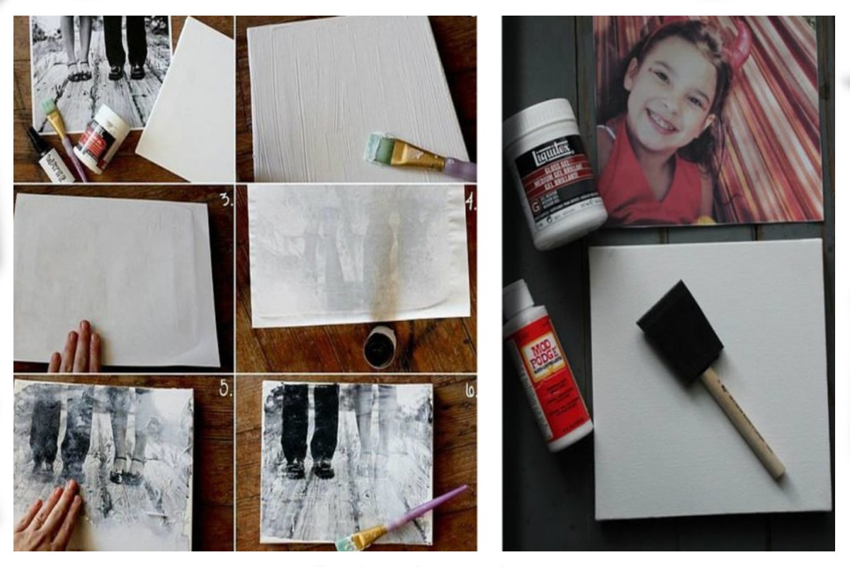 come trasferire una foto su trasferire foto su tela