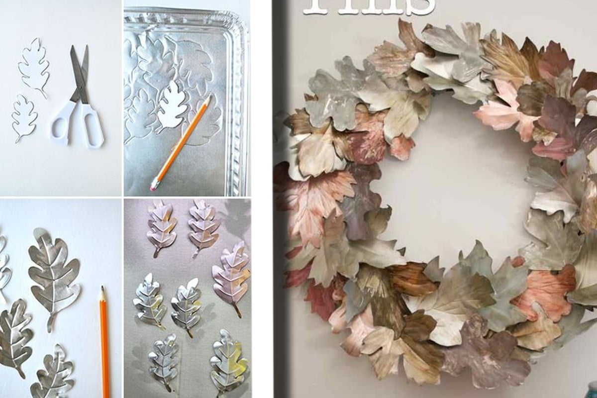 natale addobbi fantastici con il riciclo vaschette alluminio