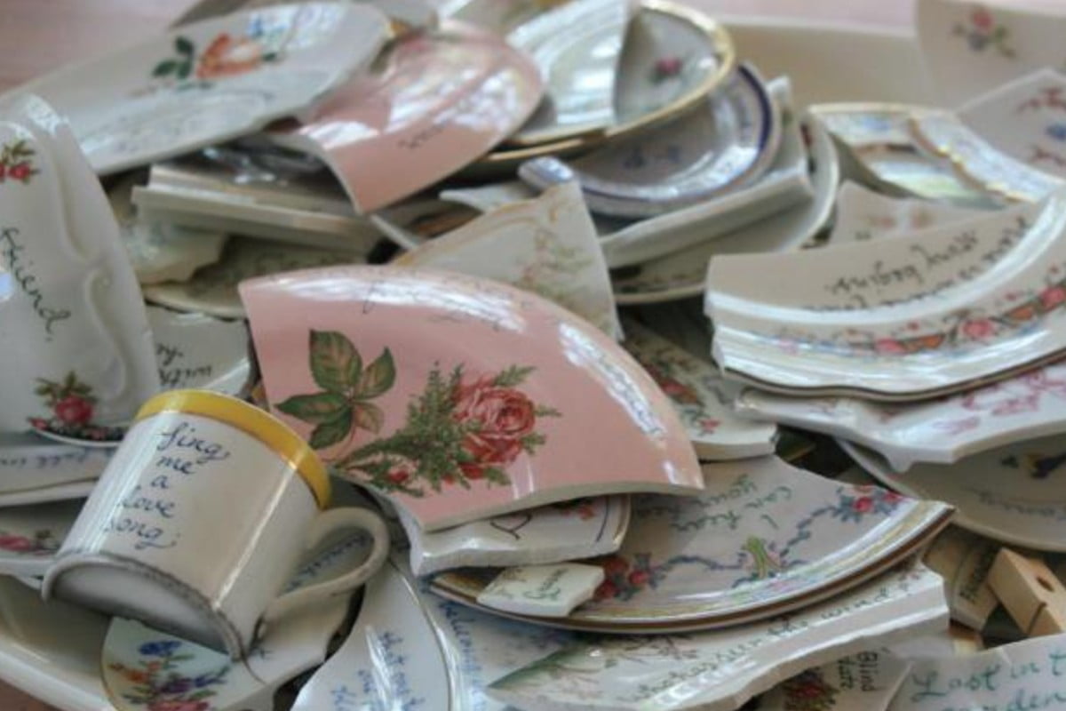 riciclare i piatti rotti 15 piatti rotti