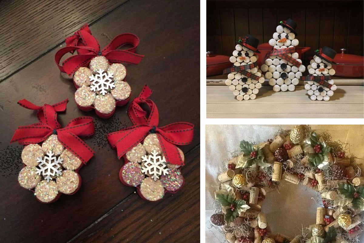 tappi di sughero 35 idee tappi di sughero natale