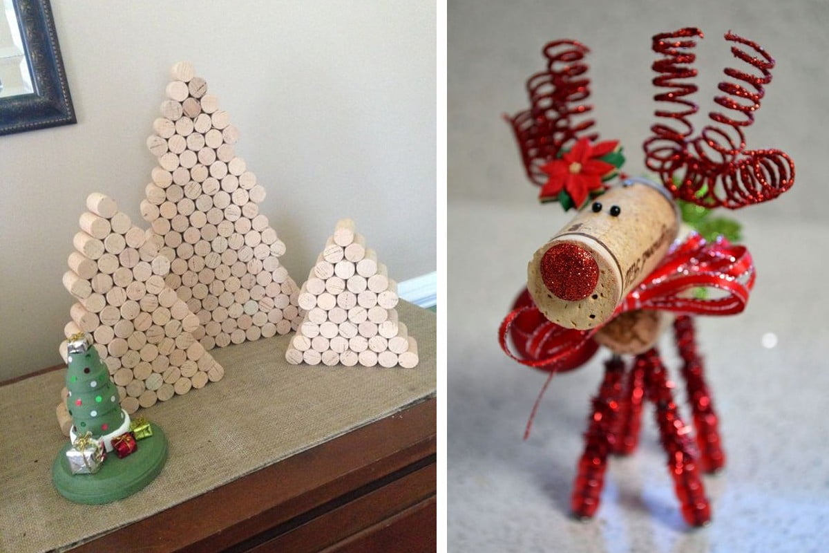 20 idee per realizzare lalbero albero di natale tappi di sughero