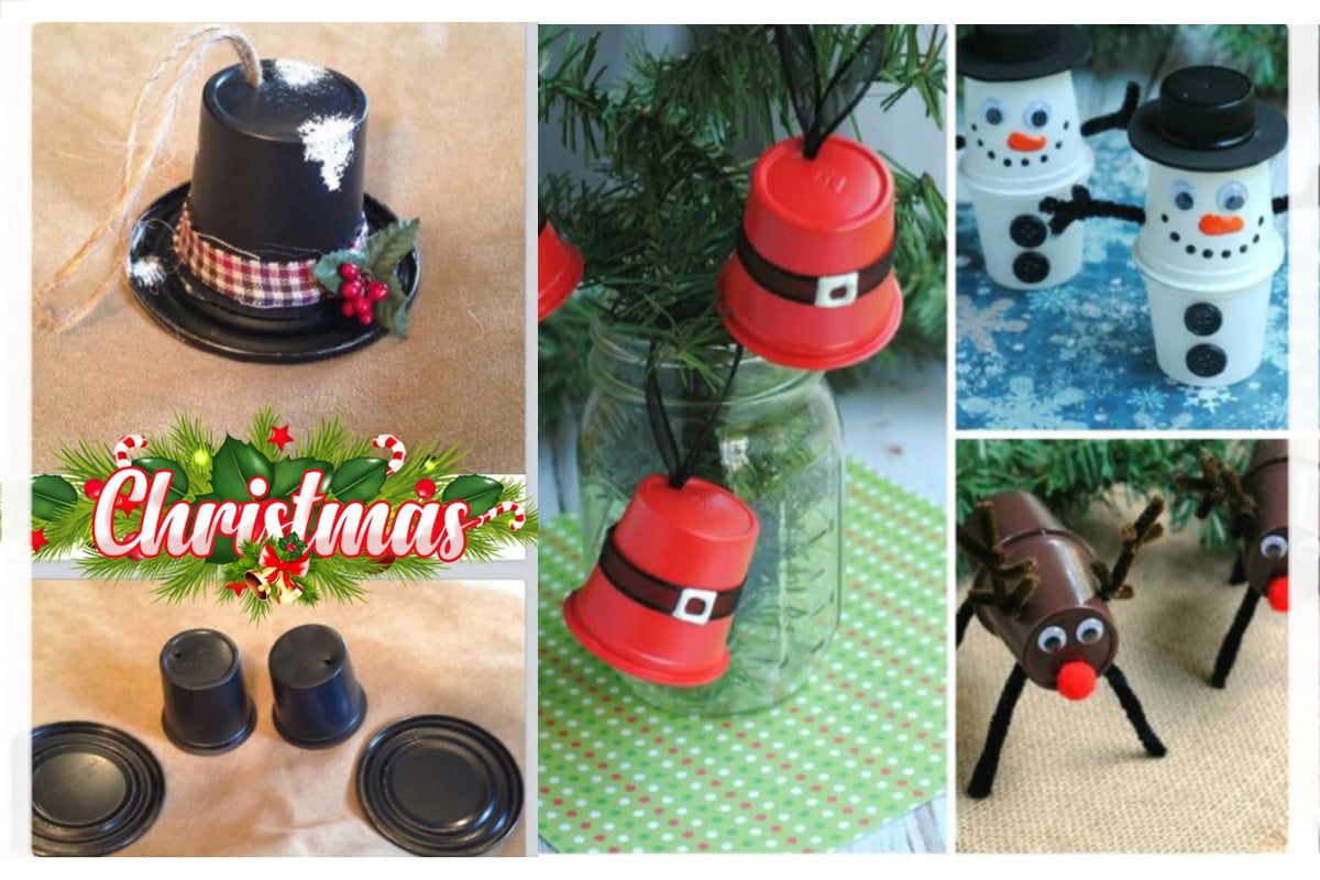 bicchieri di plastica 30 lavoretti riciclo bicchieri di plastica natale