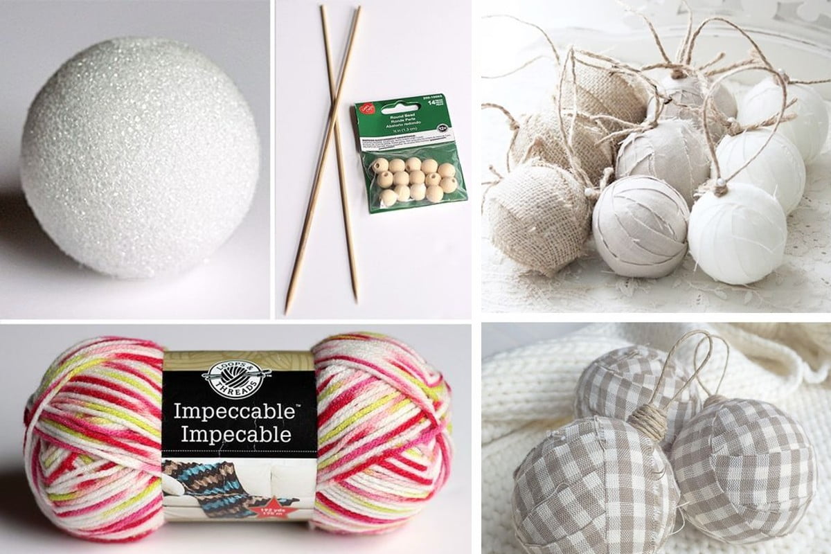 palline di natale fai da palline natalizie fai da te