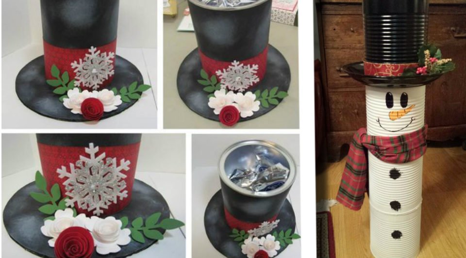 Decoriamo il Natale riciclando Barattoli di Latta. 20 Idee incredibili!