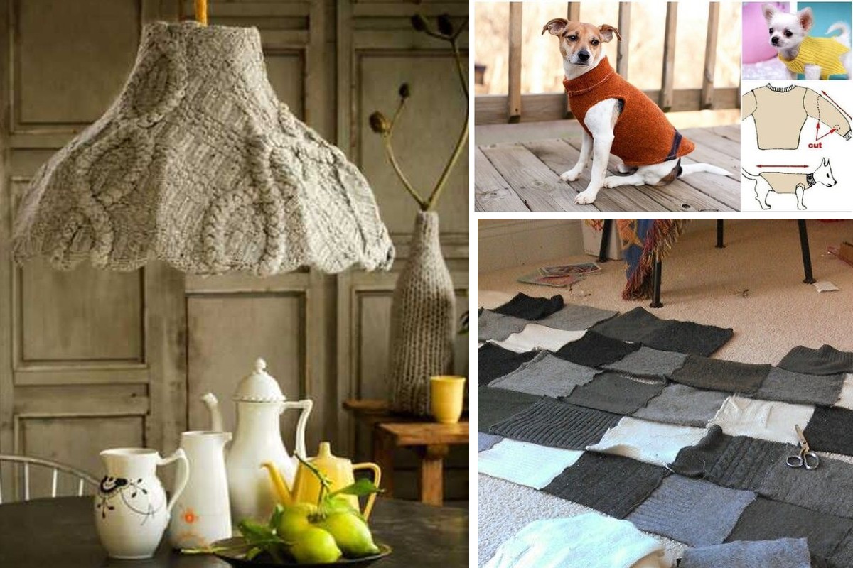 vecchi maglioni 28 fantastiche idee riciclo vecchi maglioni 2