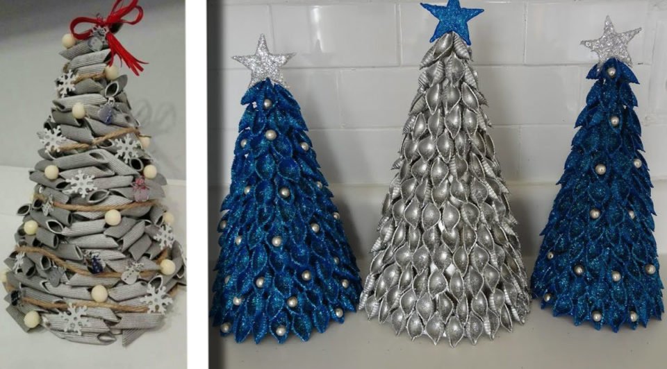 Pasta cruda: ecco 22 modi per realizzare dei magici Alberi di Natale con la pasta