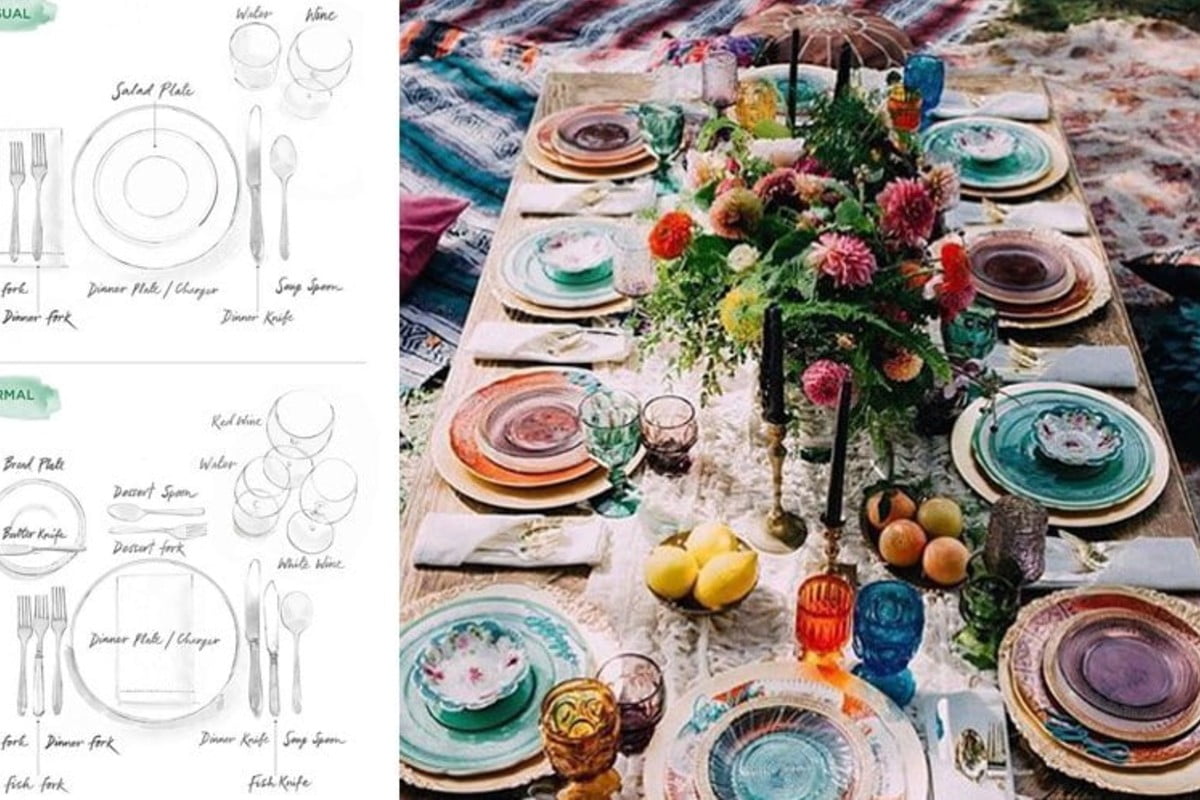 apparecchiare con piatti spaiati la piatti spaiati