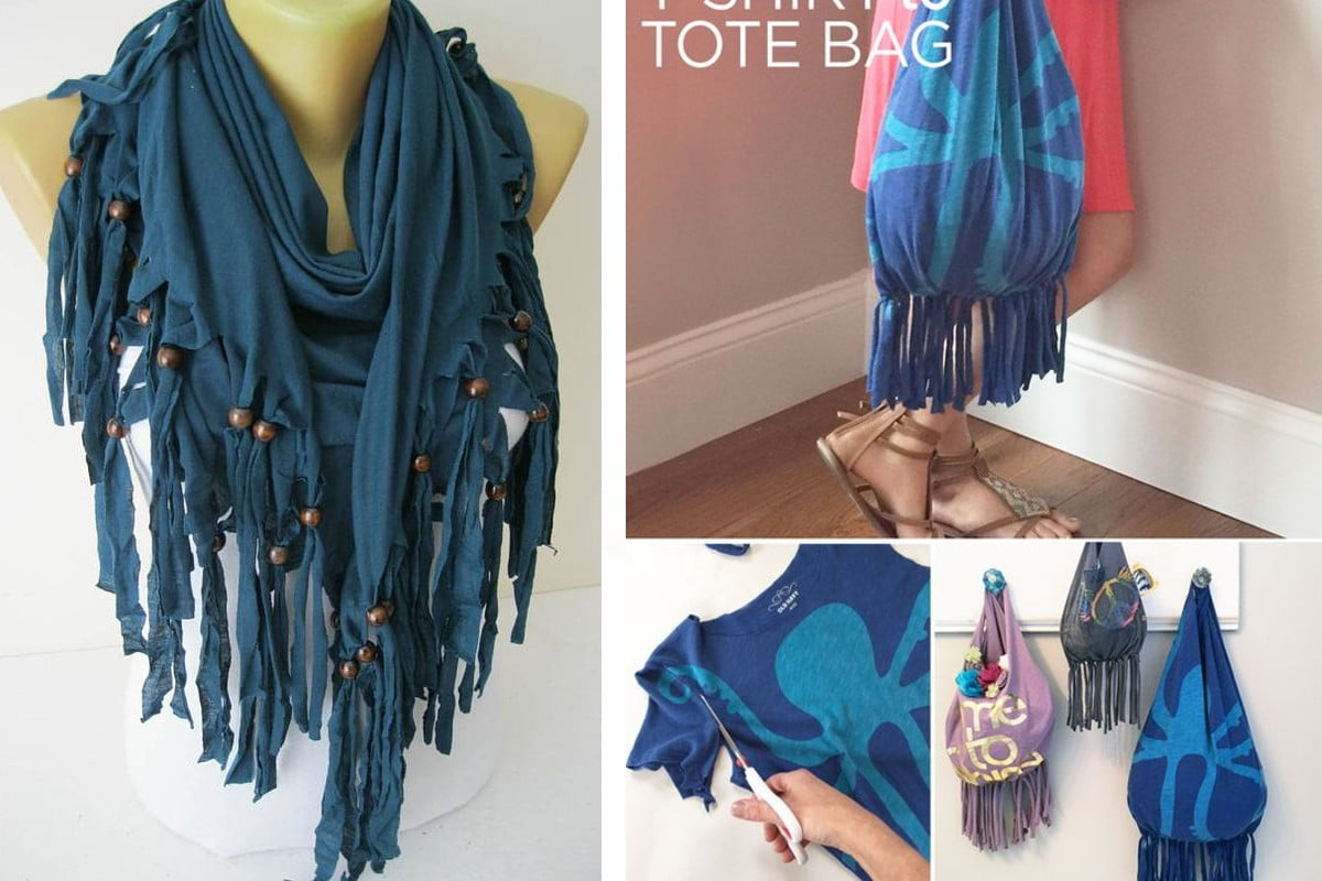 riciclo t shirt 20 idee originali riciclo vecchie t shirt