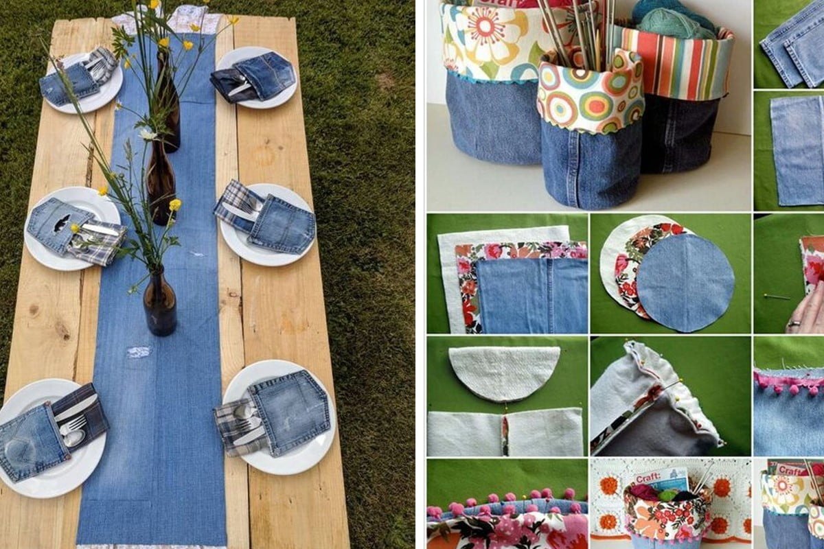 riciclo vecchi jeans 26 idee riciclo jeans