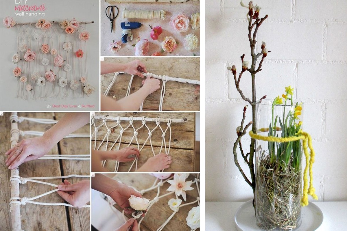 decorazioni primaverili fai da te idee primaverili 1