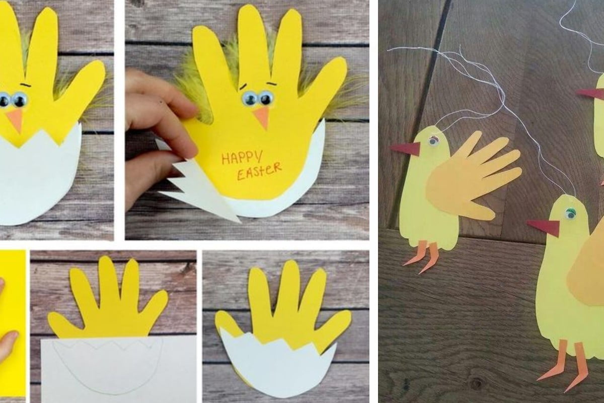 20 lavoretti pasquali da realizzare lavoretti per la pasqua con le manine