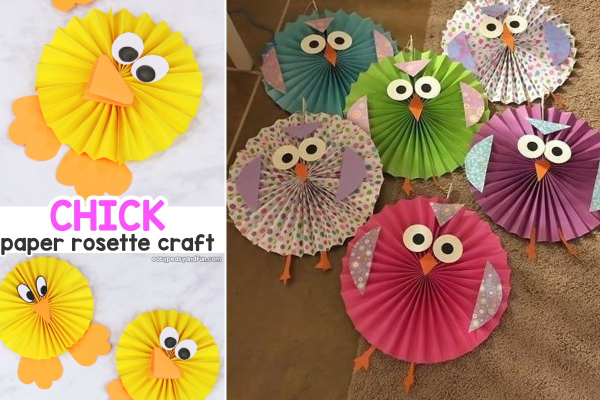 riciclo e fai da te lavoretti con ventagli di carta