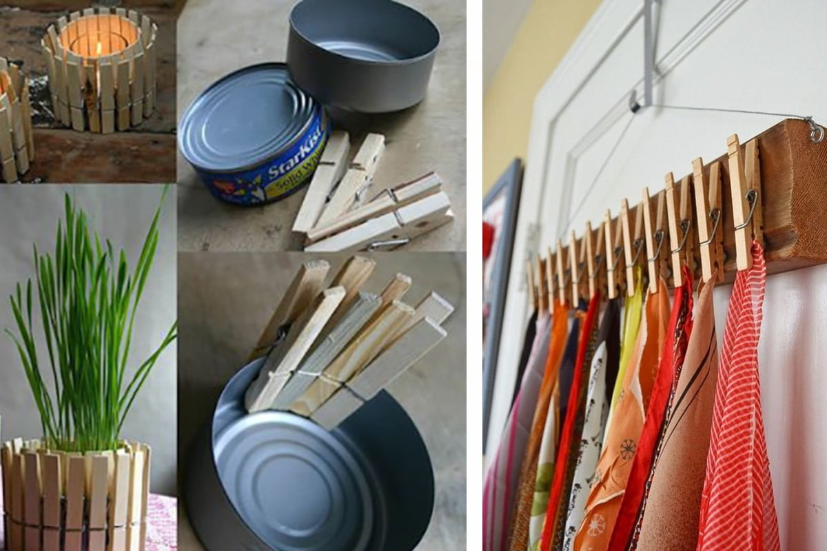 riciclo e fai da te riciclo mollette bucato