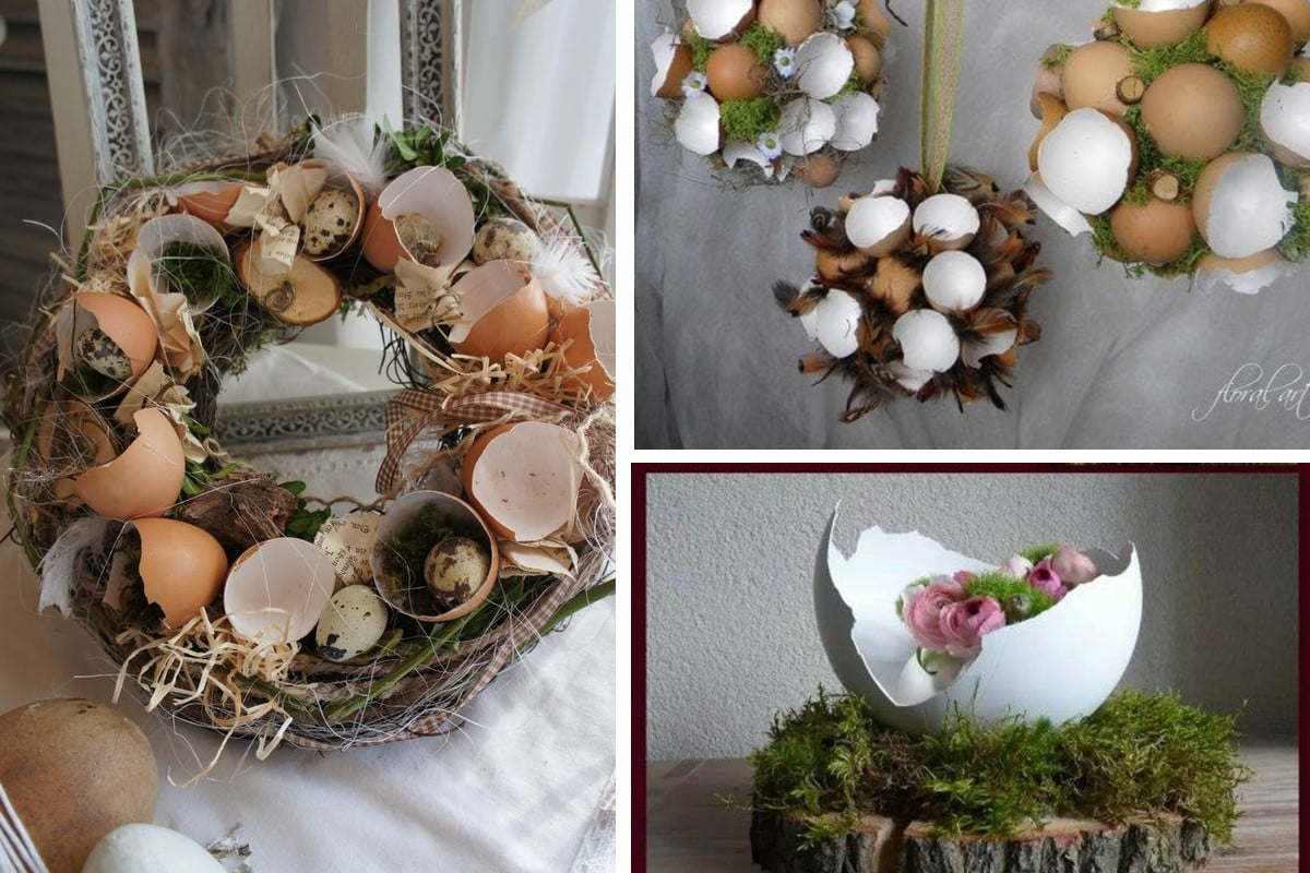 gusci delle uova 20 addobbi riciclo gusci delle uova pasqua