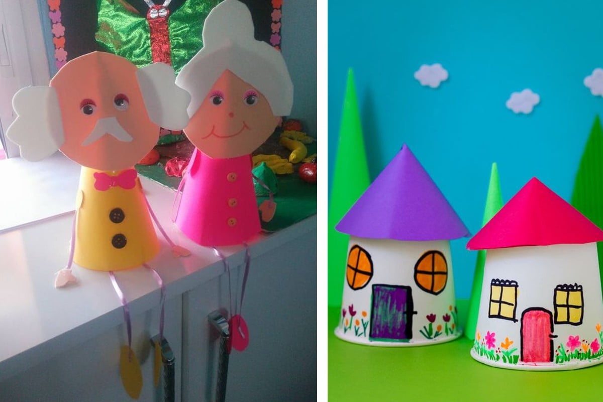 lavoretti con bicchieri di plastica idee con bicchieri