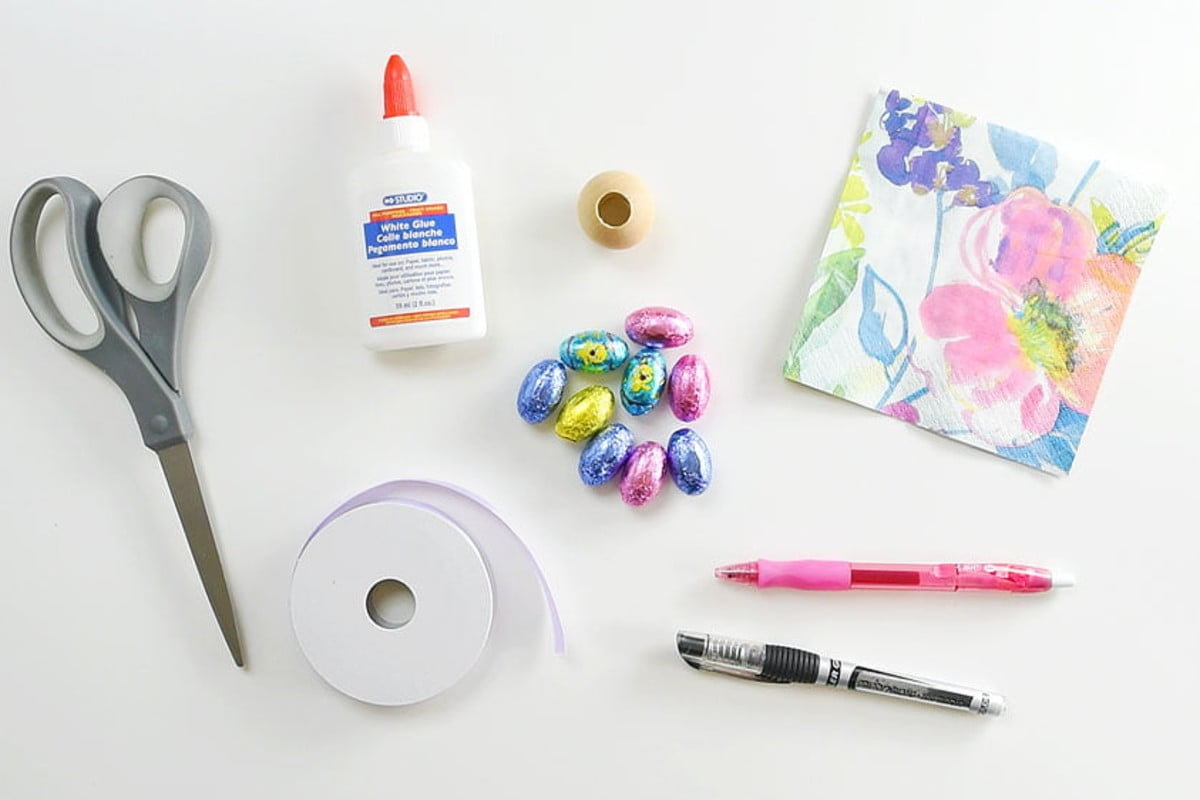 lavoretti per la pasqua guarda tovagliolo di carta