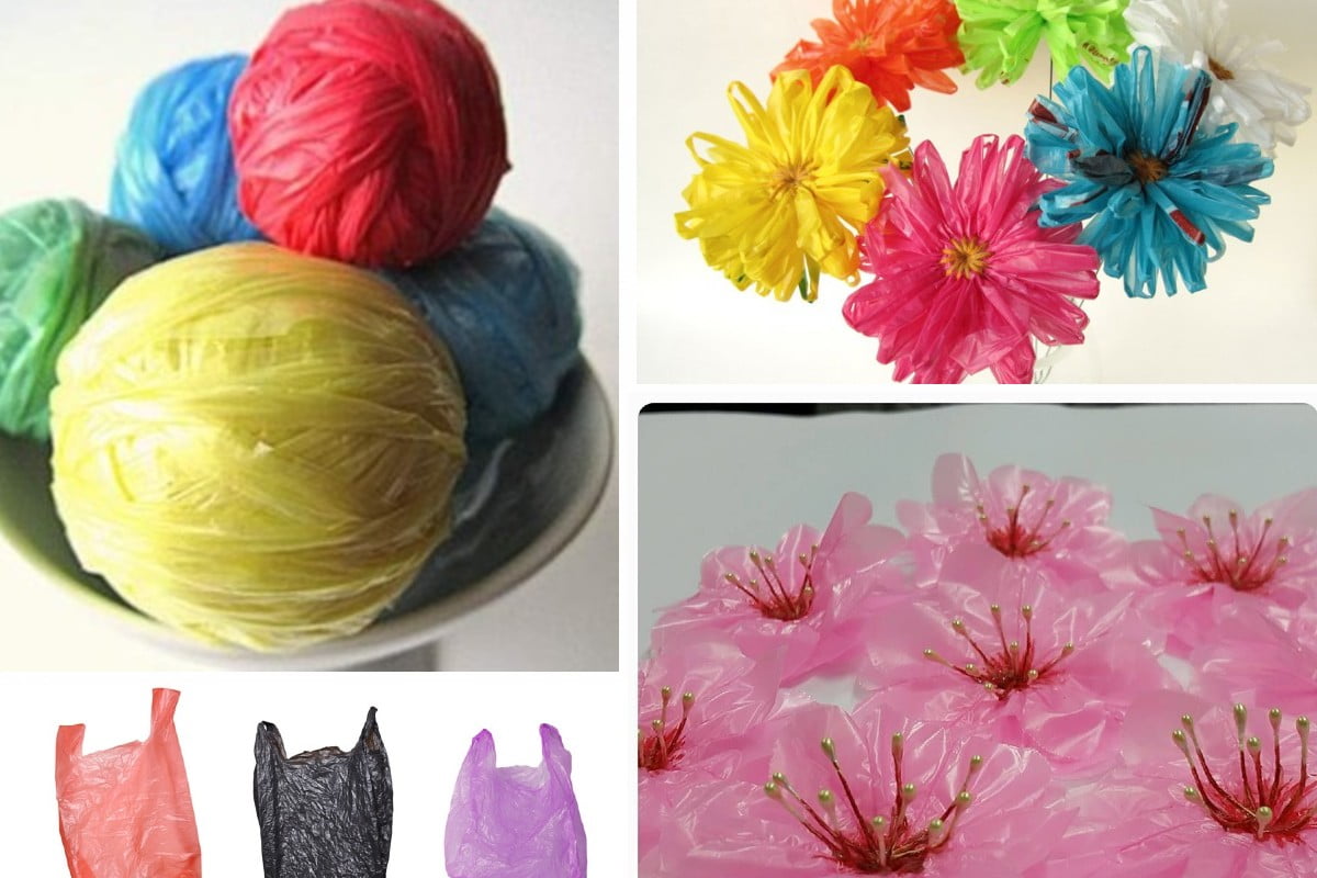 riciclo sacchetti di plastica 38 riciclo buste di plastica 2