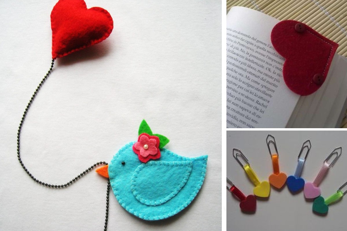 segnalibri in feltro fai da segnalibri in feltro