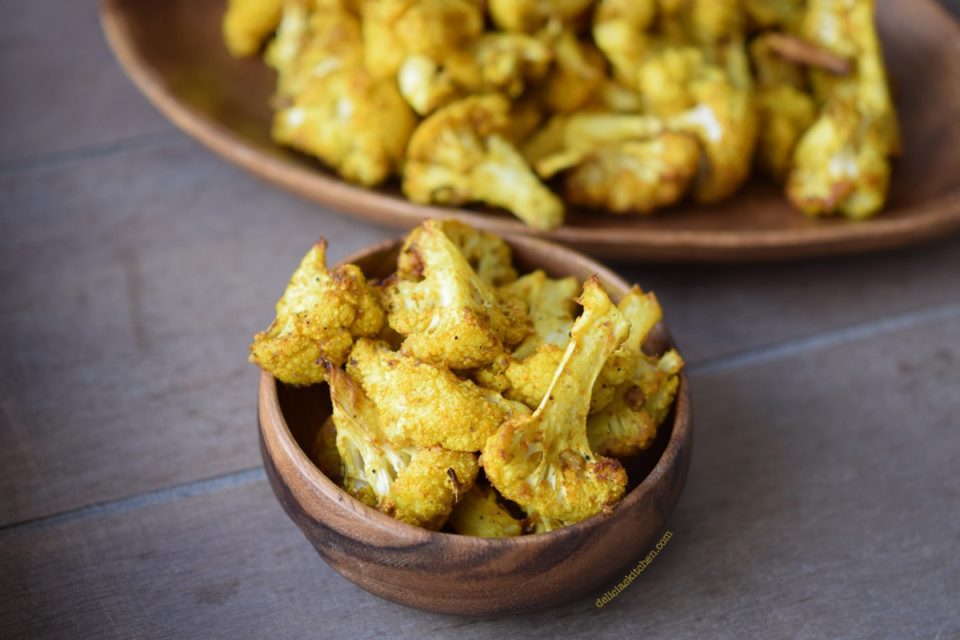 cavolfiori croccanti e curcuma