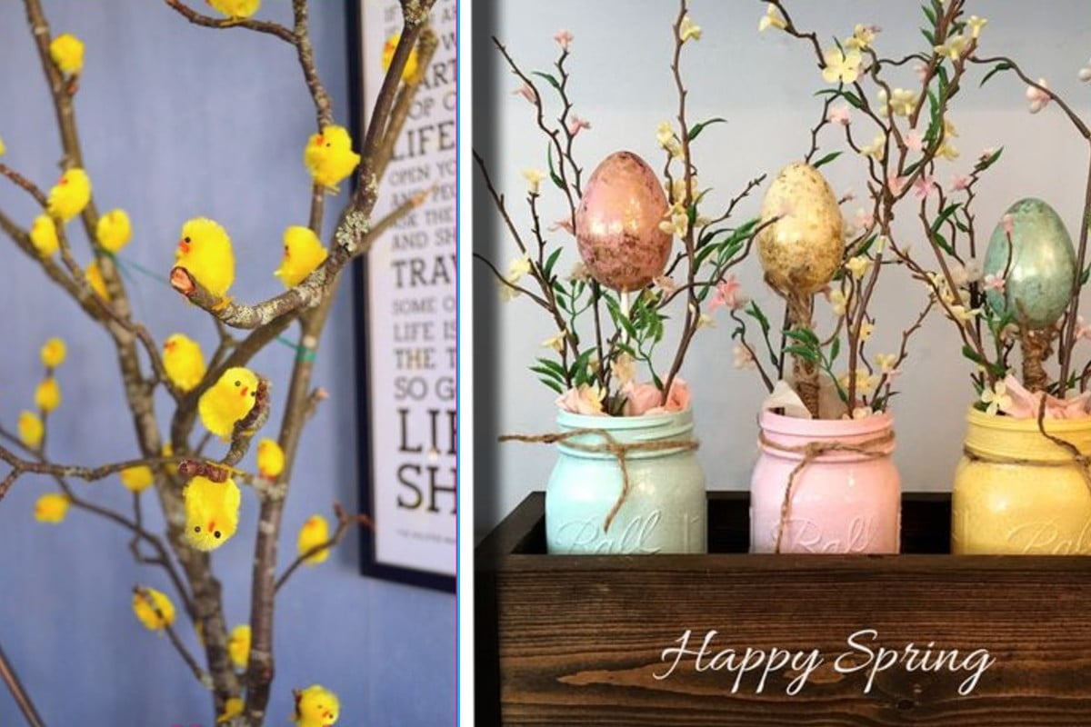 alberi di pasqua fai da albero di pasqua fai da te