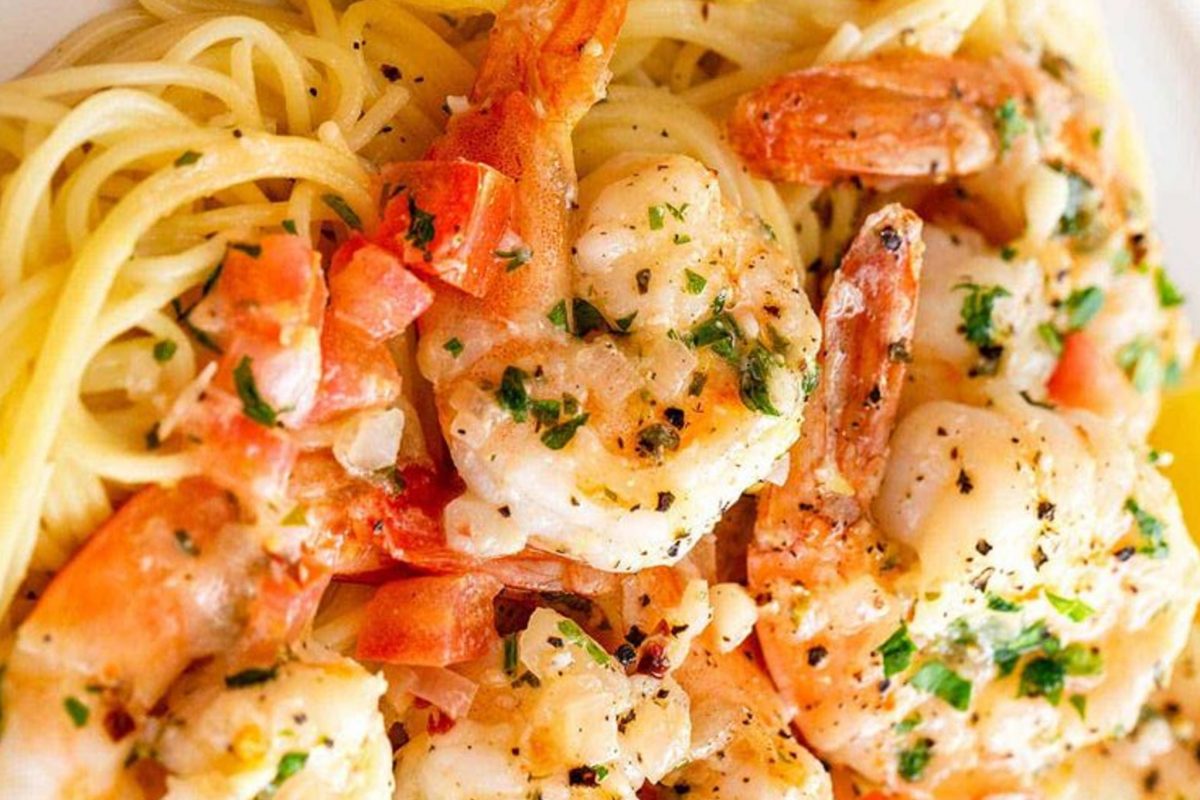 pasta gamberi e limone da 1