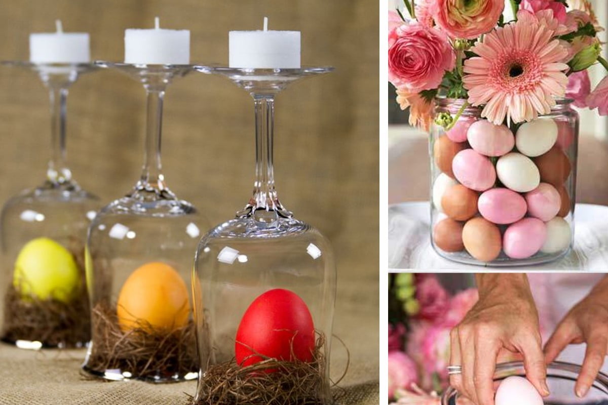 realizzare un centrotavola per pasqua centrotavola per pasqua