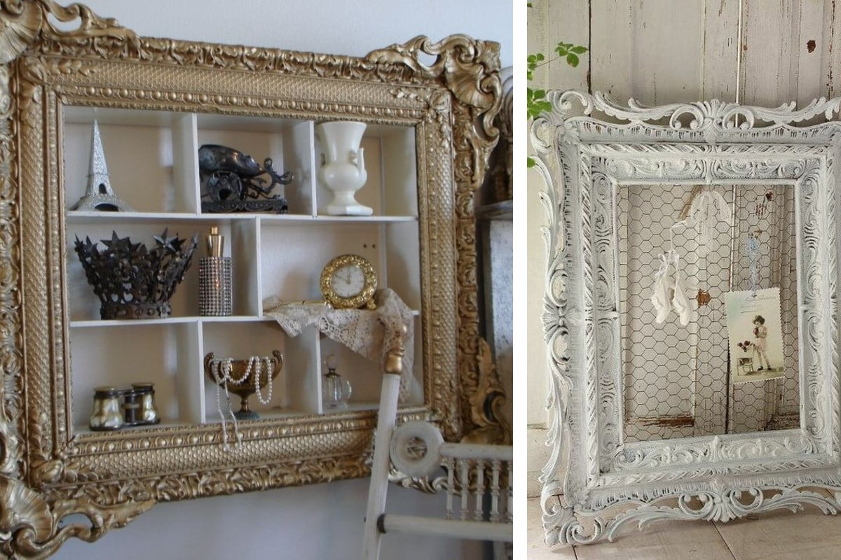 25 idee su come riciclare riciclo vecchie cornici