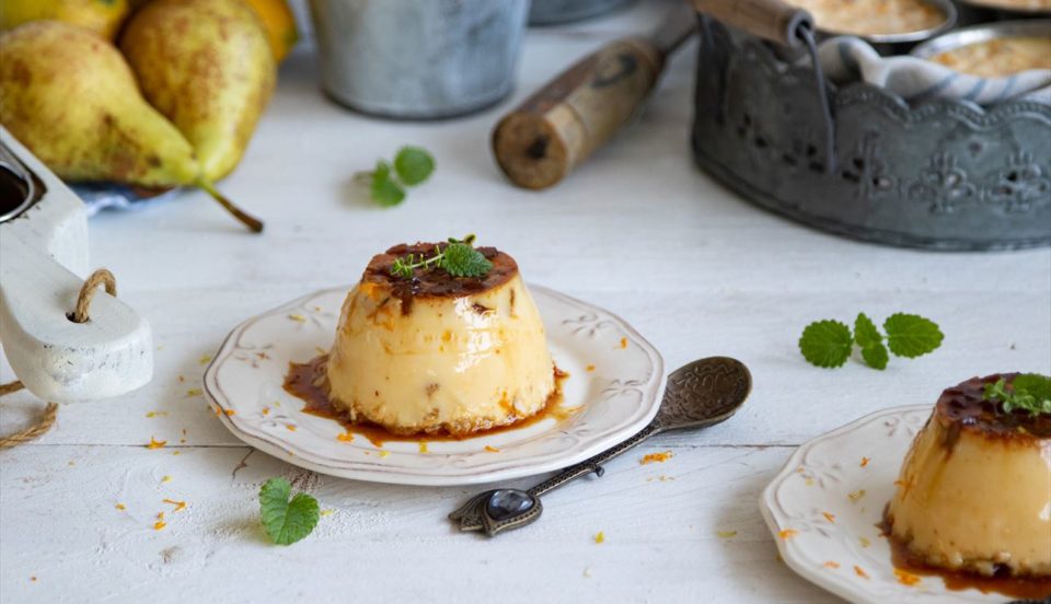 crème carmel alla pera