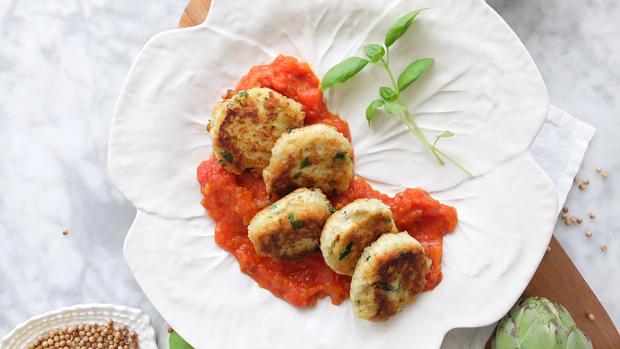 polpette di carciofi